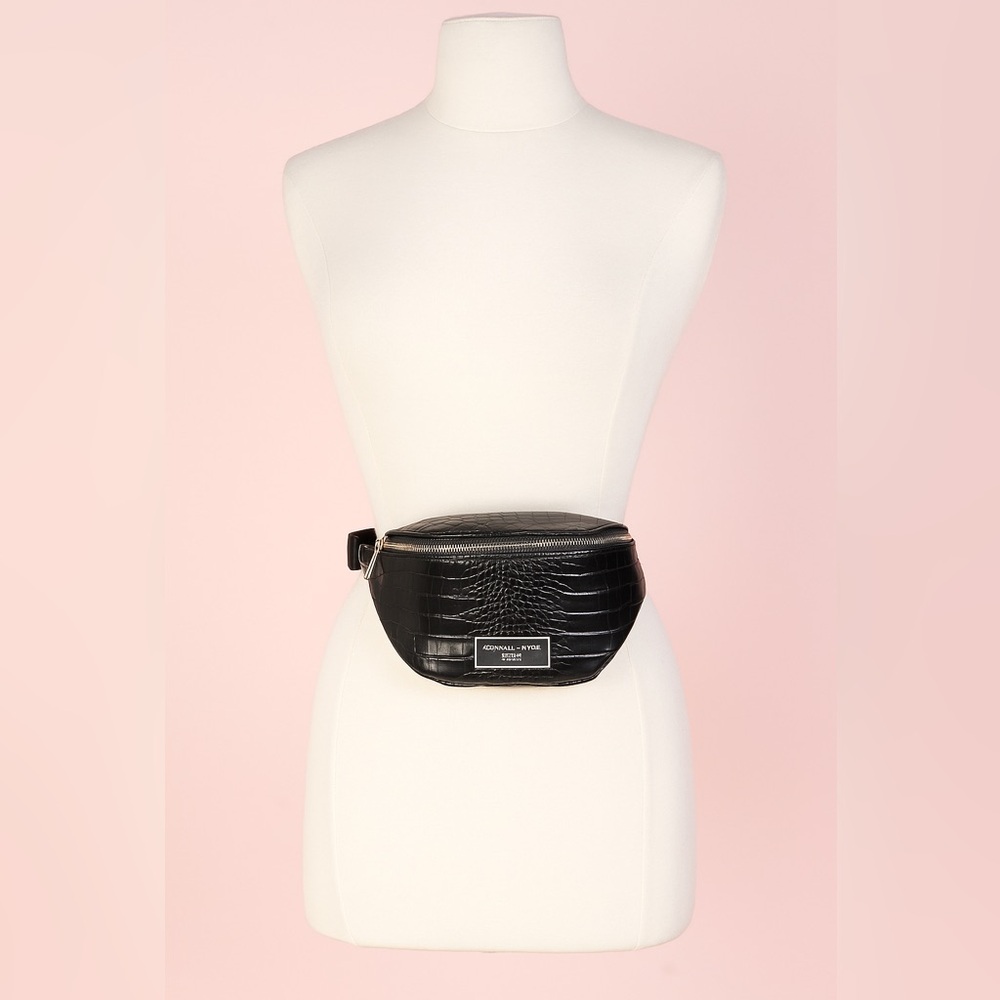 Kendall + Kylie faux croc fanny pack